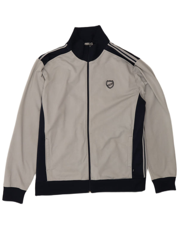 Asics Veste de survêtement pour homme Large Gris Colorblock
