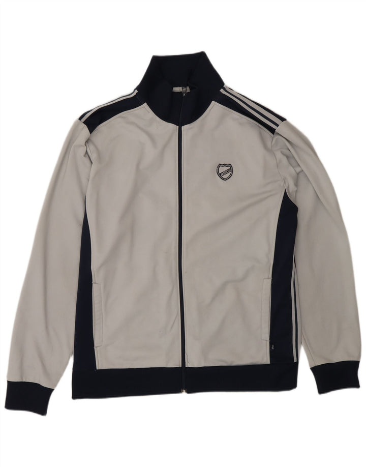 Asics Veste de survêtement pour homme Large Gris Colorblock