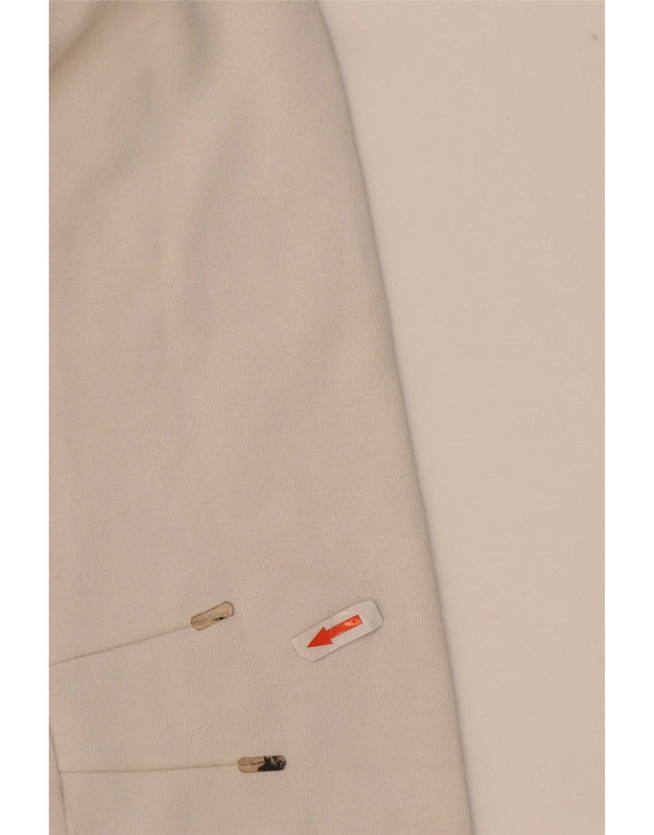 Nike Pull à capuche zippé pour femme UK 16 Grand coton blanc