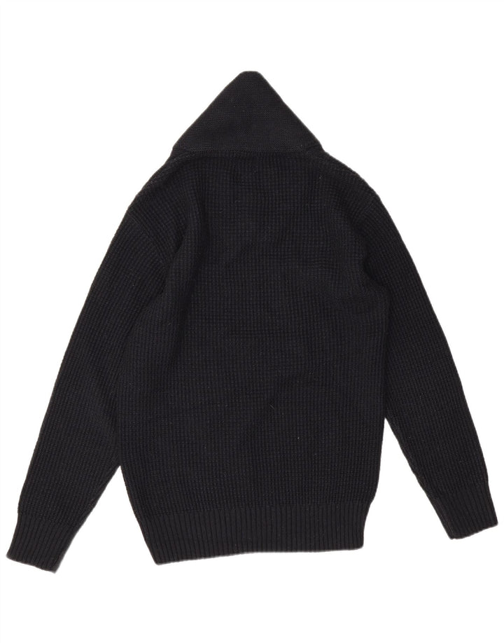 Zara Homme Pull Col Châle Pull Acrylique Noir Moyen