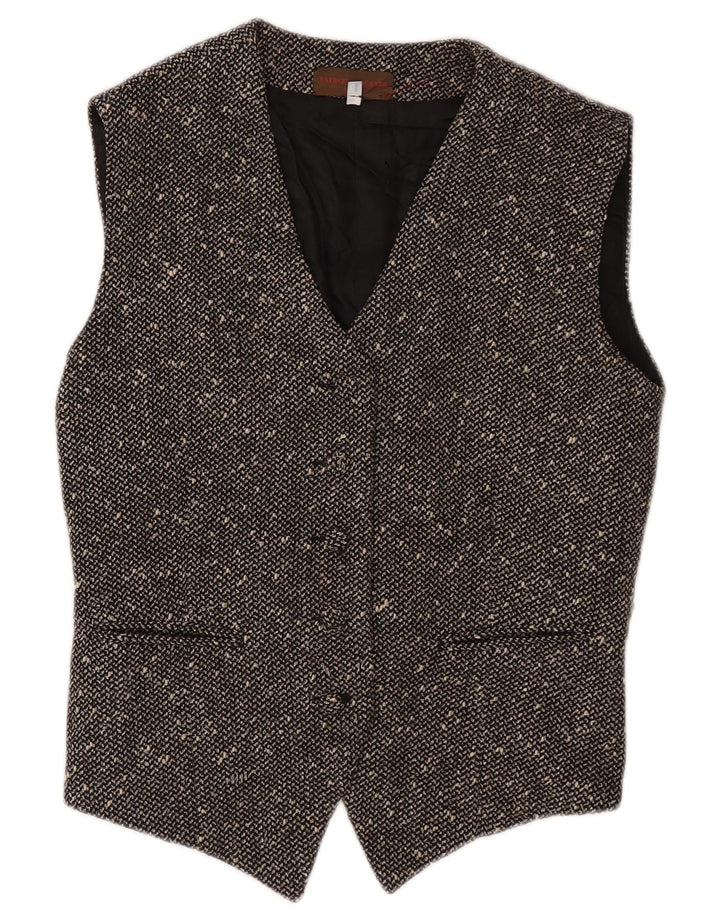 Patrizia Brenner Gilet Femme IT 44 Moyen Noir Moucheté