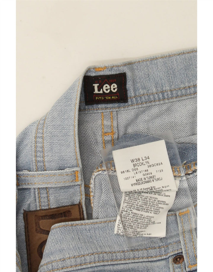 Lee Jean Droit Brooklyn W38 L34 Homme Bleu Coton