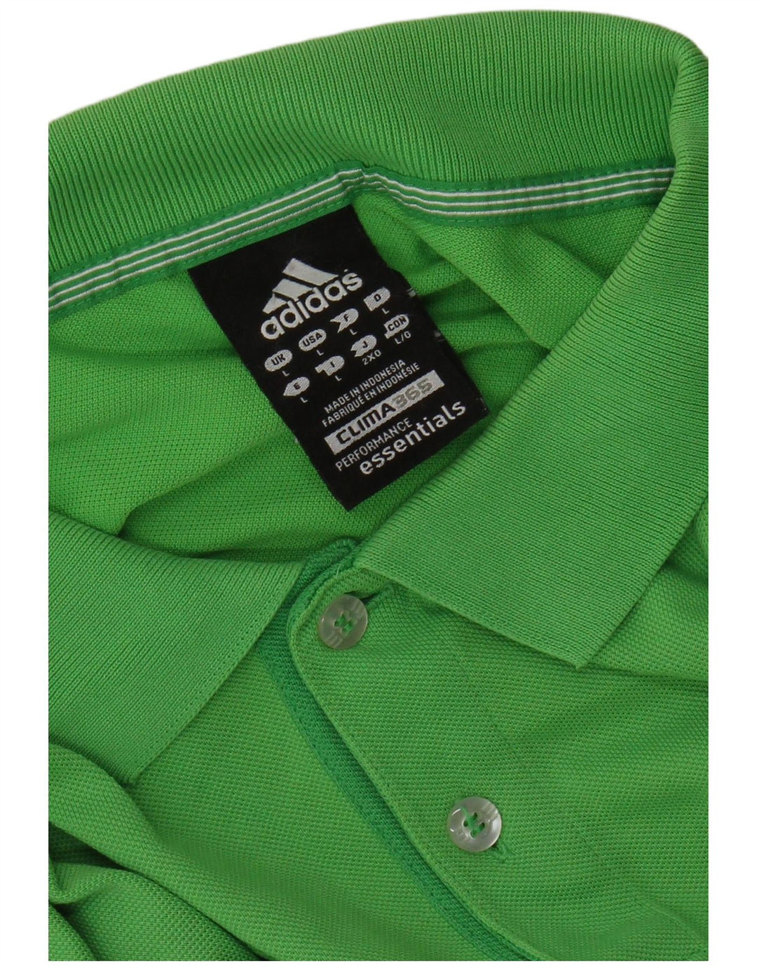 ADIDAS Polo Clima 365 Homme Vert Taille L
