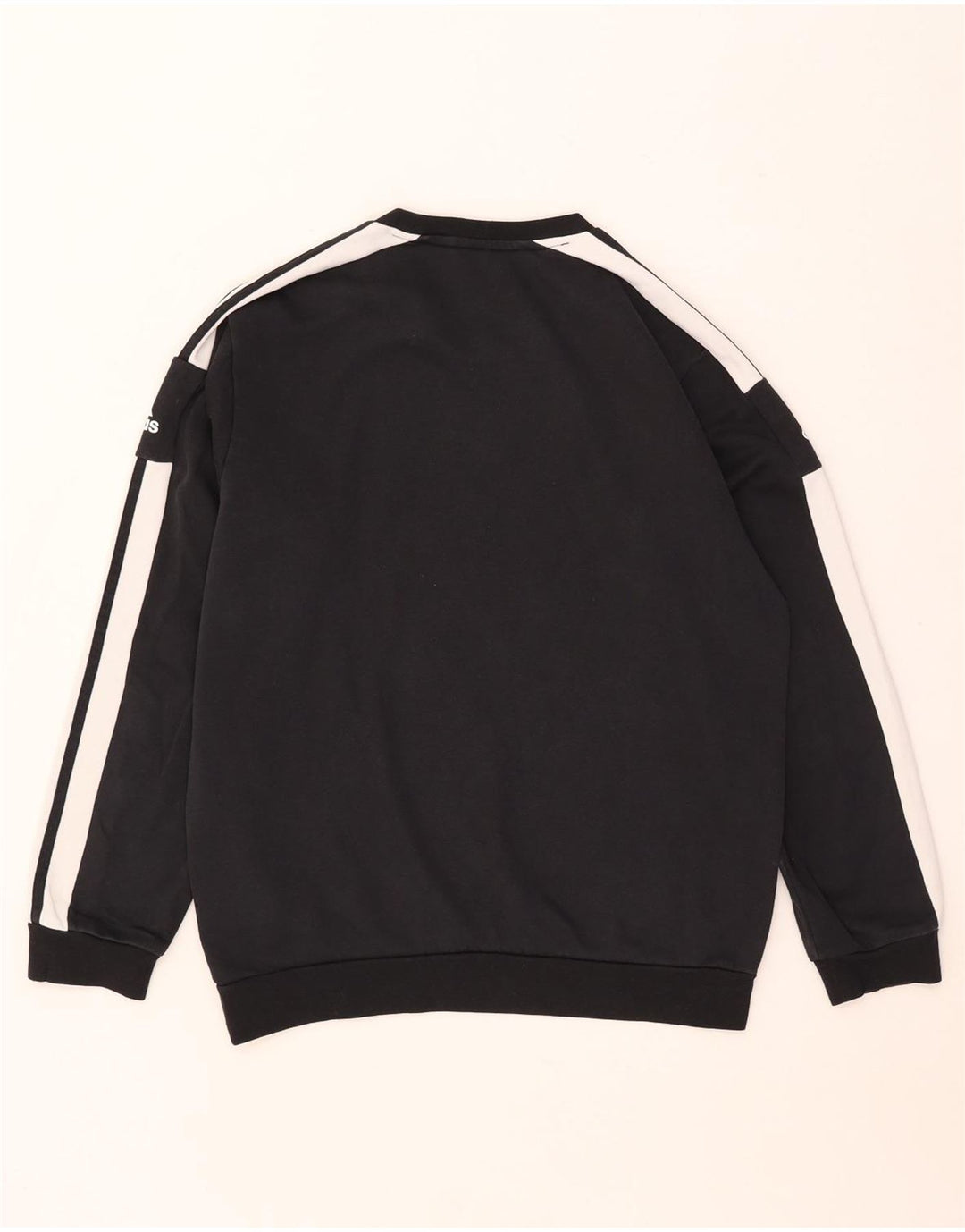Adidas Sweat-shirt graphique pour homme en coton color block noir moyen