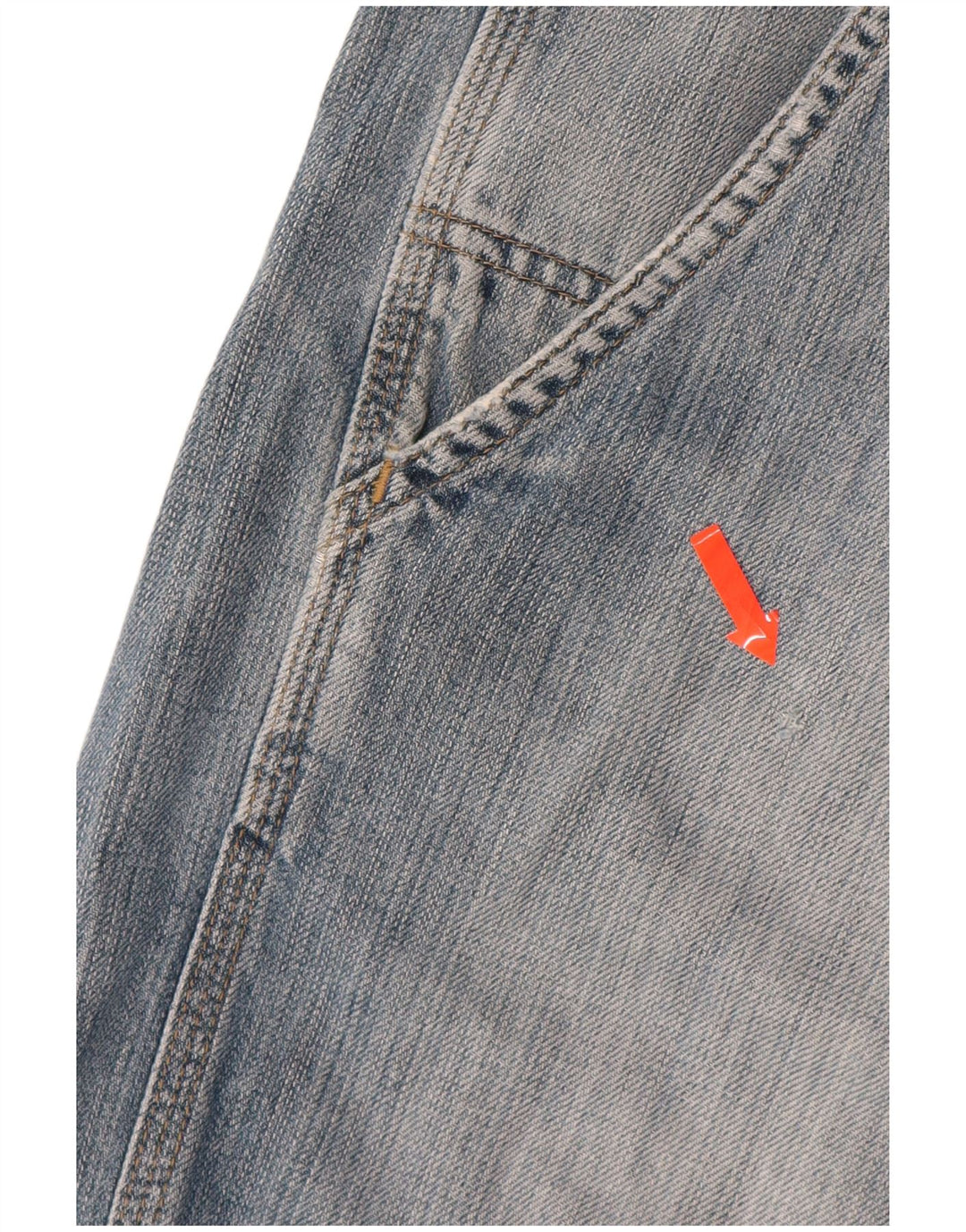CARHARTT Bermuda Denim Homme W30 Bleu Moyen Coton