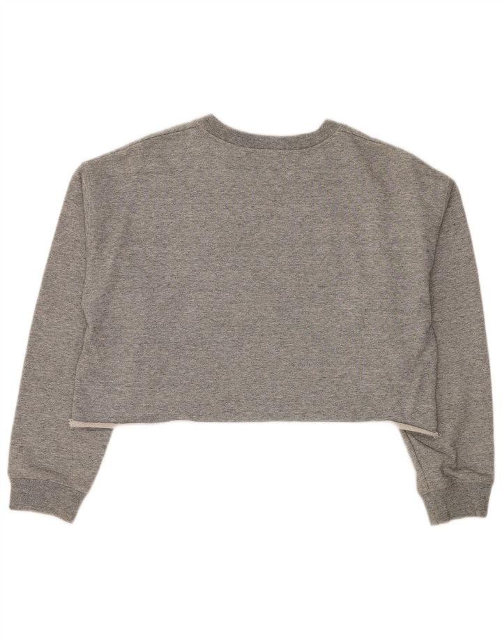 Levi's Sweat-shirt surdimensionné graphique pour femme UK 10 Small Gris Coton