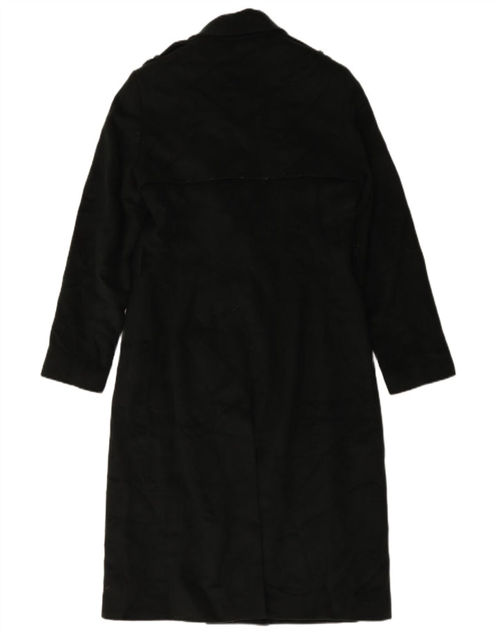 Hobbs Manteau militaire à double boutonnage pour femme UK 12 Laine vert moyen