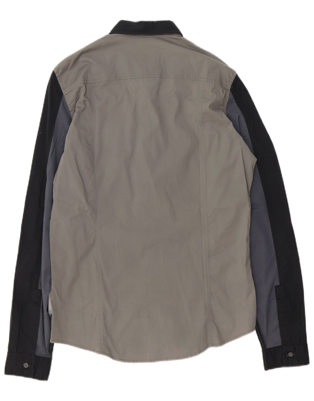 CALVIN KLEIN JEANS Chemise Slim Fit Homme Gris Colorblock Coton