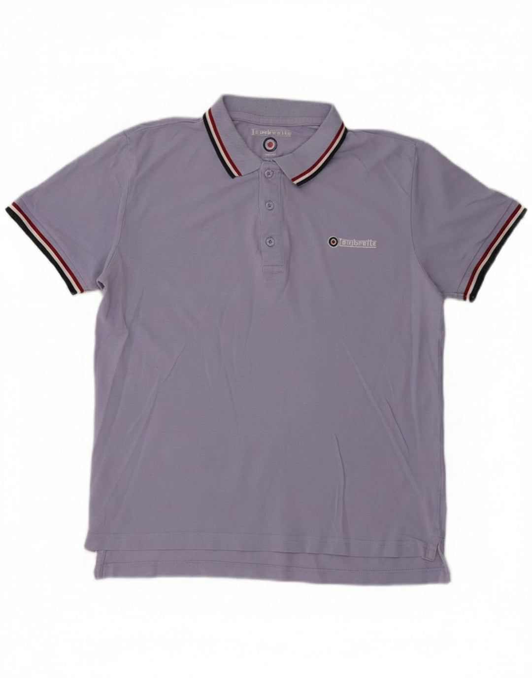Lambretta Polo Homme Bleu Moyen Coton