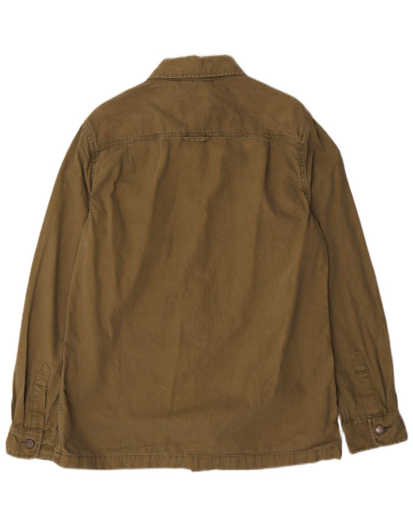 Superdry Surchemise Chemise Large Kaki Coton Homme
