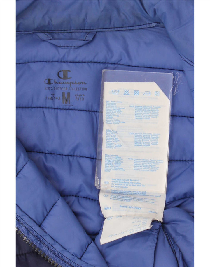 Champion Gilet Rembourré Garçon 9-10 Ans Bleu Marine Moyen Polyamide