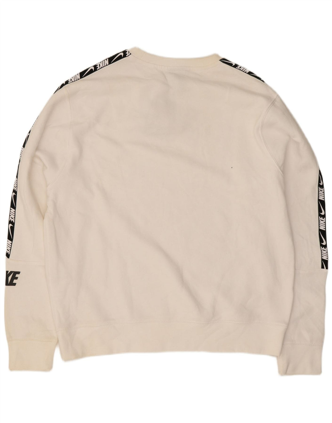 Nike Sweat-shirt graphique pour homme en coton blanc Taille L
