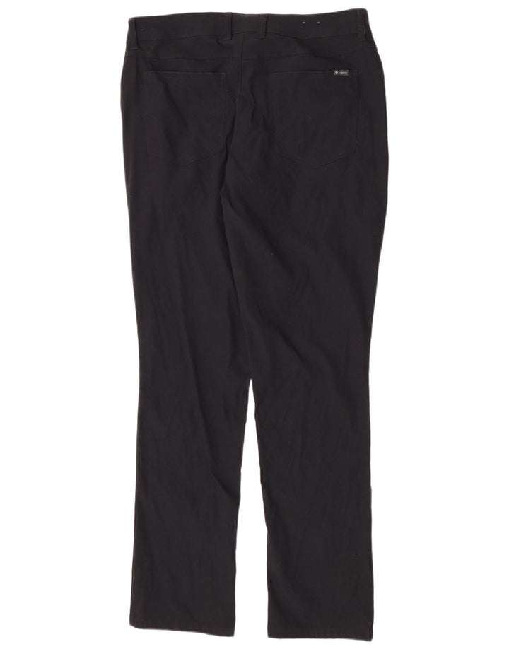 Columbia Pantalon décontracté régulier pour homme W34 L32 Noir Nylon