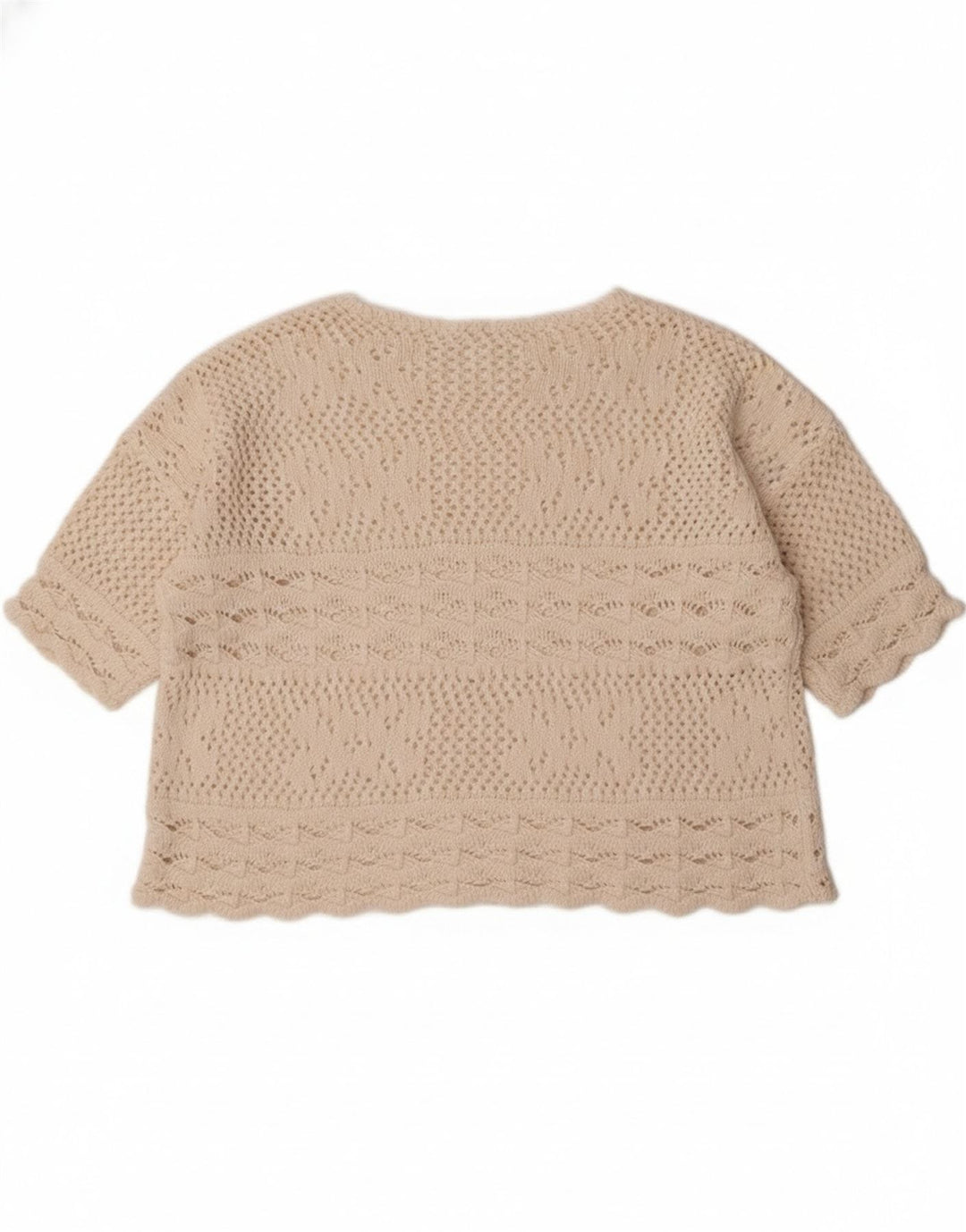 Redok Pull court à col bateau pour femme UK 14 Medium Off White