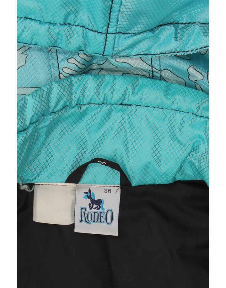 Rodeo Manteau coupe-vent surdimensionné à capuche pour femme IT 36 XS Bleu