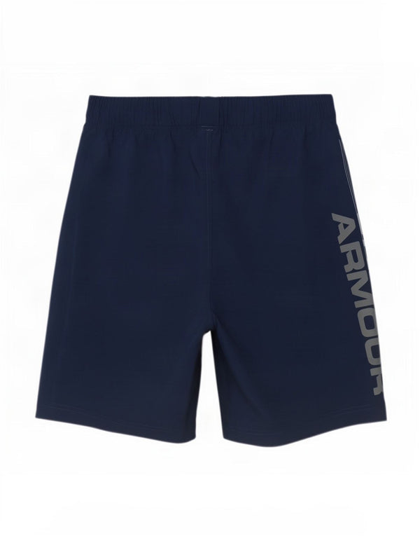 Under Armour Short de Sport Heat Gear Graphic Homme Bleu Marine Moyen Polyester