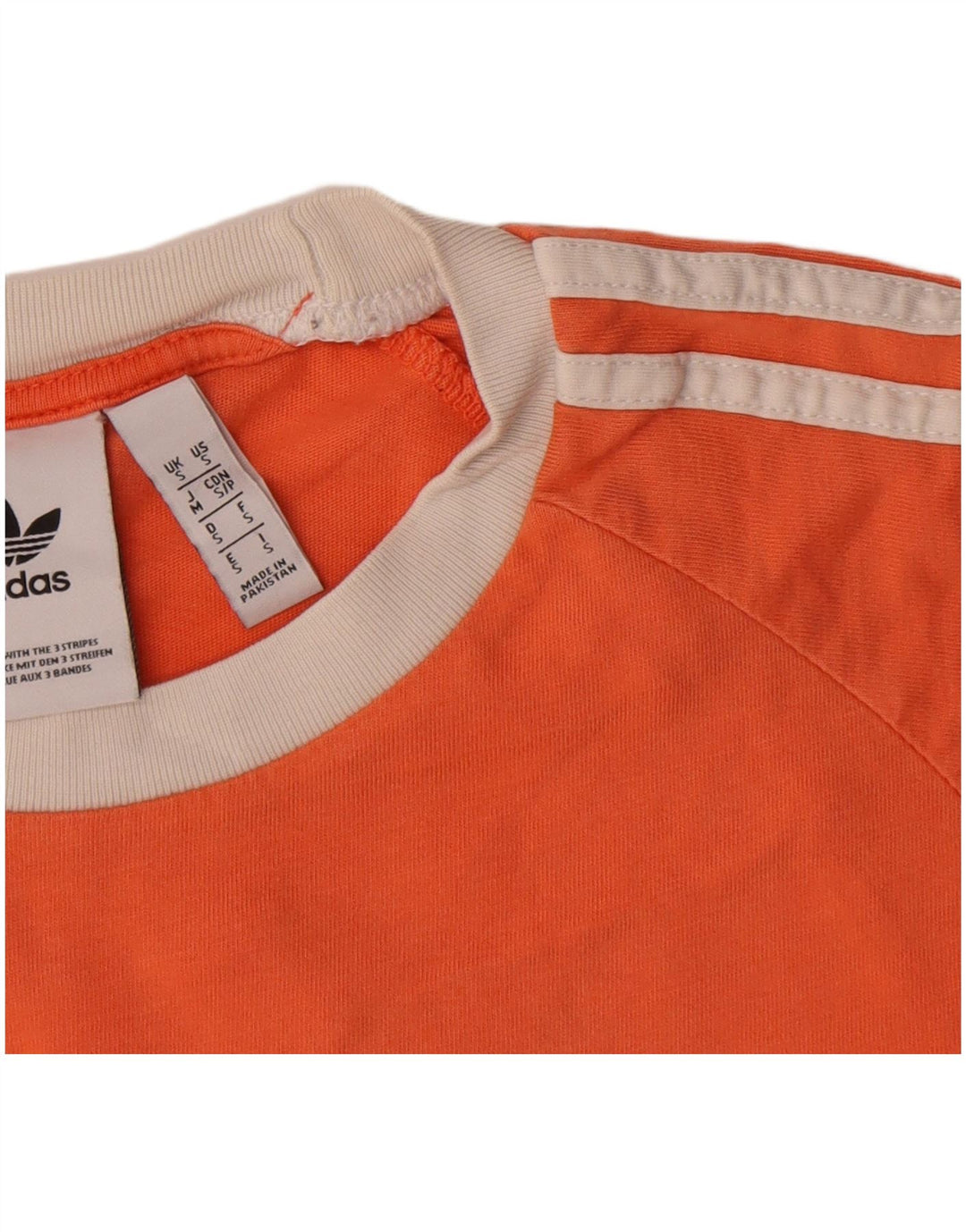 Adidas T-Shirt Homme Haut Petit Orange Coton