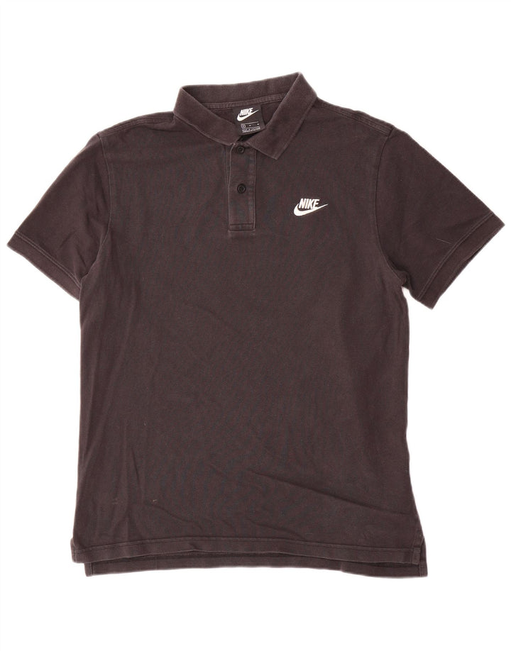 Polo Nike Homme Coton Noir Moyen