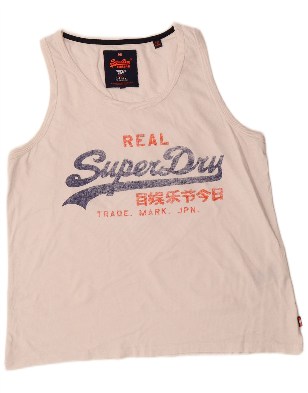Superdry Débardeur Graphic XL Coton Blanc Homme