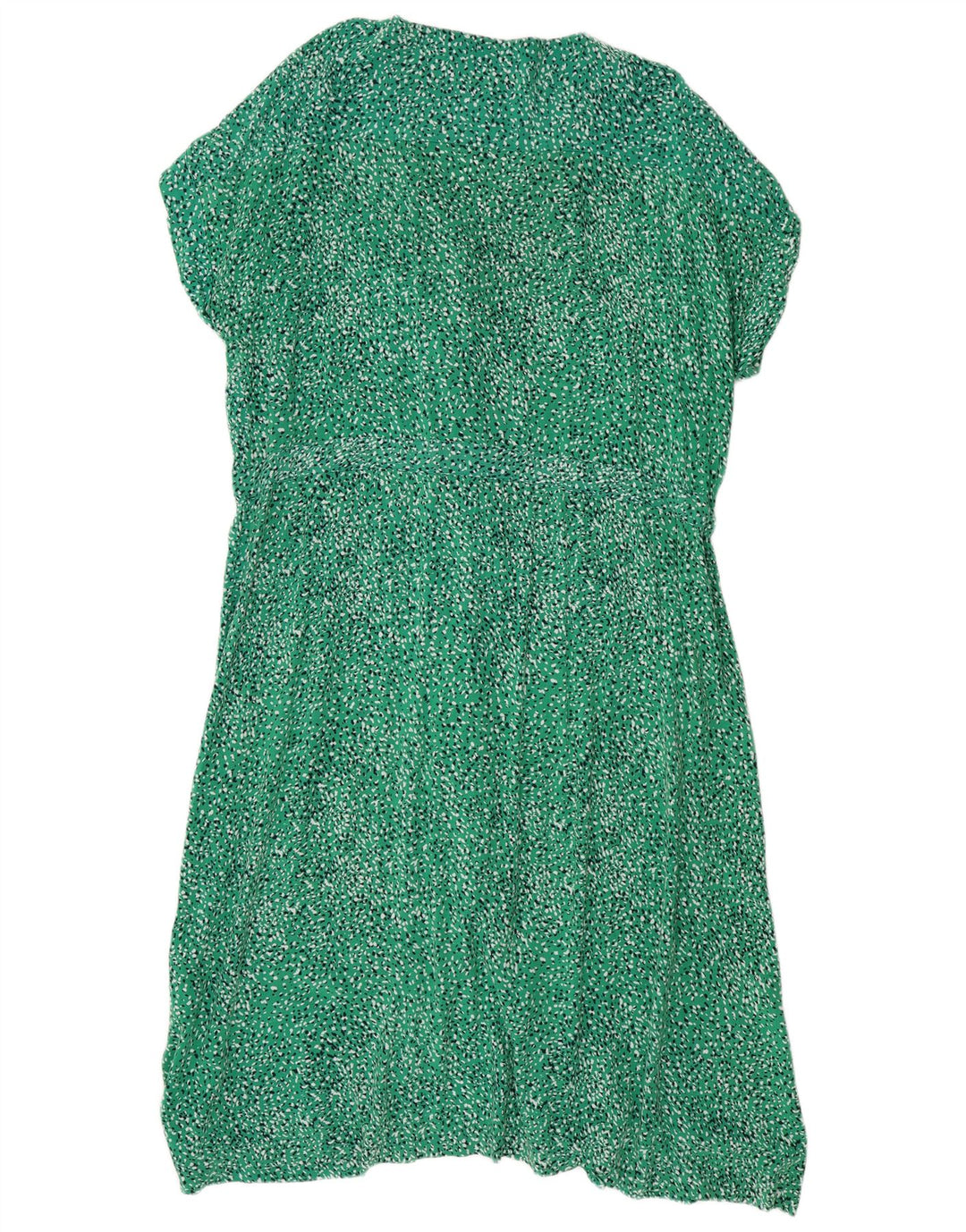 JOULES Robe chemise à manches courtes pour femme UK 18 XL Viscose à pois vert