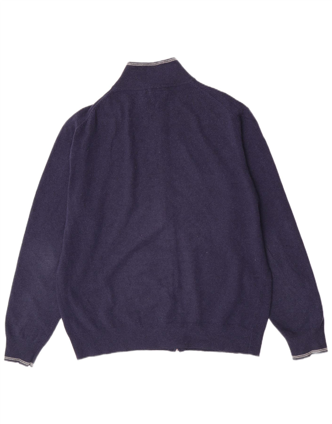 Kappa Cardigan Homme Pull XL Bleu Marine Laine Vierge
