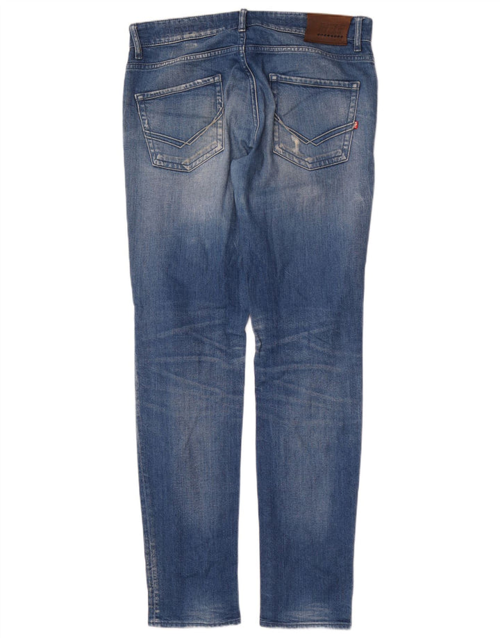 Rifle Jean slim vieilli pour homme W32 L34 en coton bleu