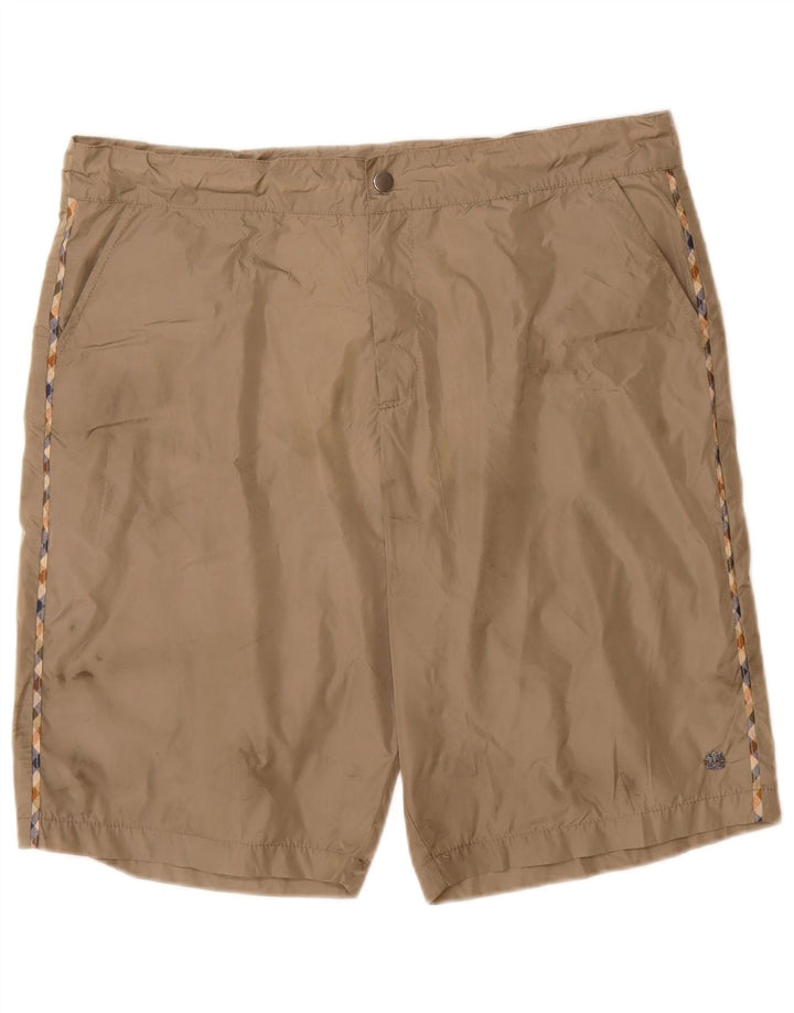 Aquascutum Short Chino Homme IT 50 Large W36 Gris Polyamide