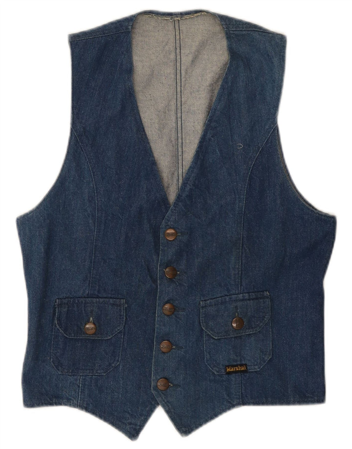 Marshal Gilet en jean pour femme UK 14 Bleu moyen Coton
