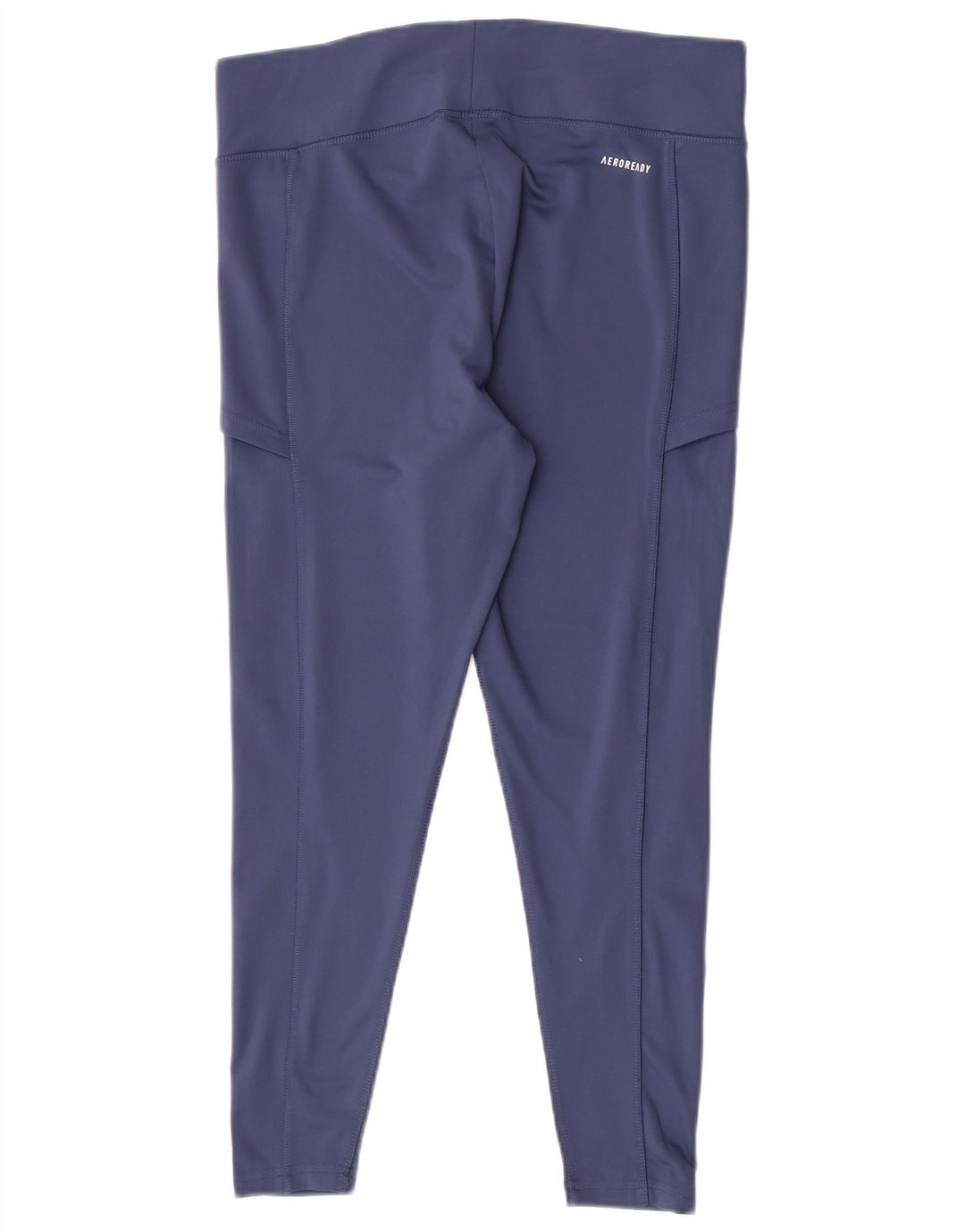 Adidas Femmes Aeroready Leggings UK 16 Grand Bleu Marine Polyester