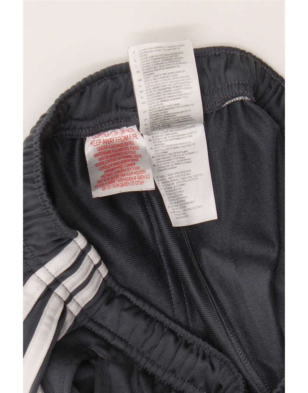 Pantalon de survêtement Adidas garçon 15-16 ans gris polyester