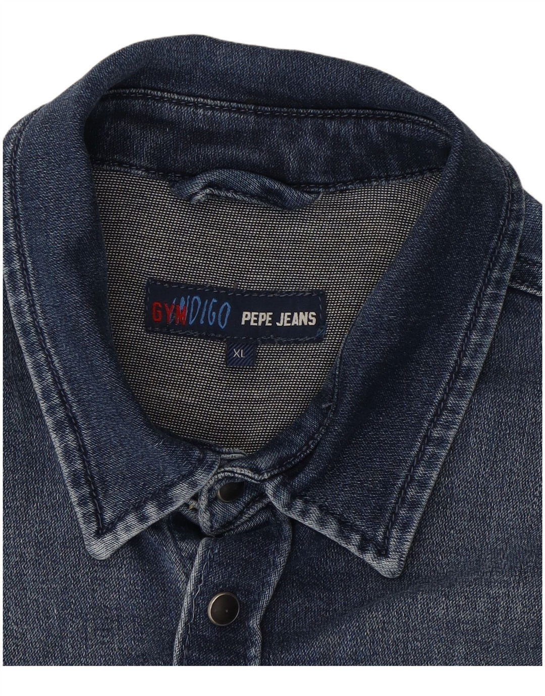 PEPE JEANS Mens Denim Shirt XL Blue Classic