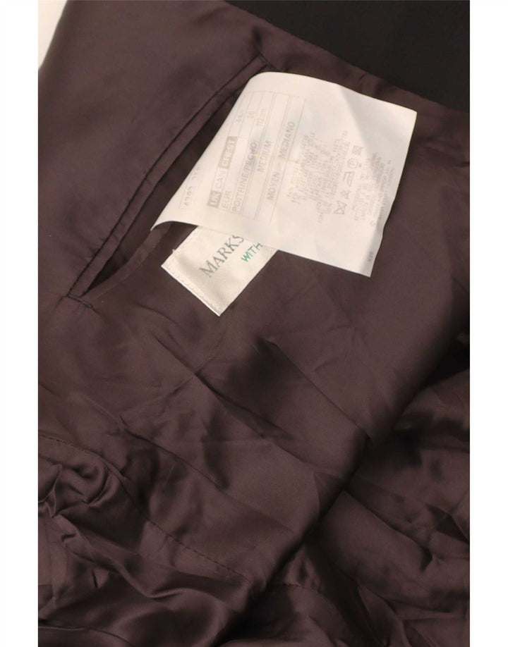 Marks & Spencer Veste blazer croisée pour homme UK 44 XL Noir Polyester