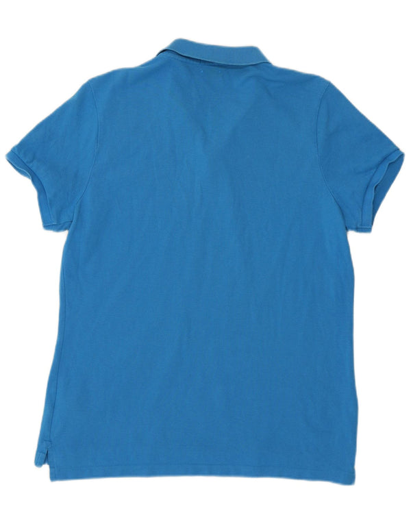 POLO RALPH LAUREN Polo skinny pour femme UK 18 XL Bleu Coton