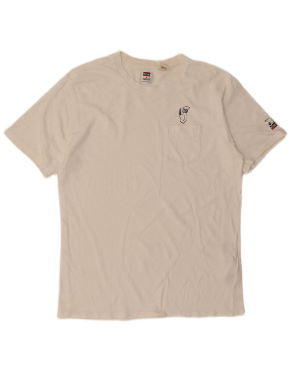 Levi's Tee-Shirt Peanuts Homme Petit Blanc Coton