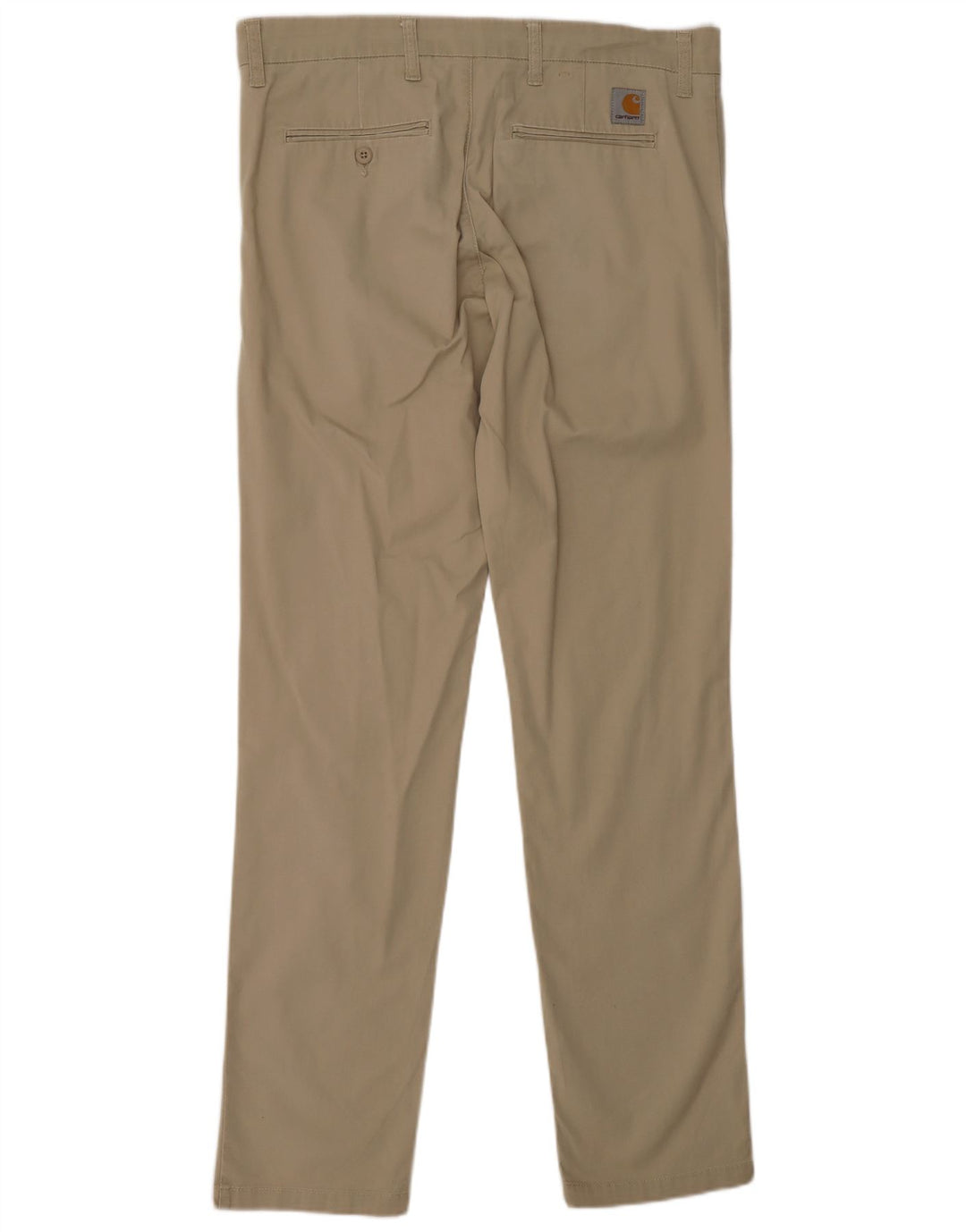 CARHARTT Pantalon Chino Slim Homme W33 L34 Coton Beige