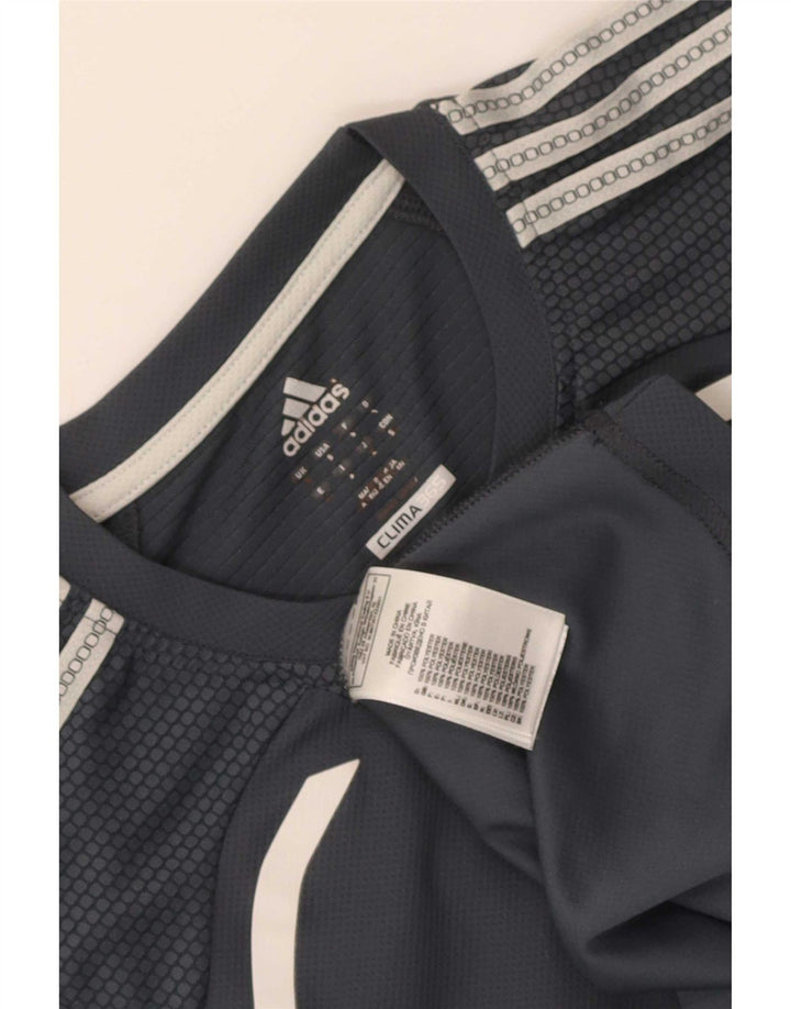 Adidas Hommes Clima 365 Débardeur Petit Gris Colorblock Polyester