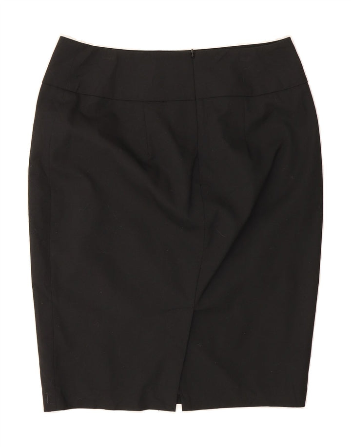 MOSSIMO Womens Pencil Skirt US 10 Large W30 Black Polyester Vintage Mossimo and Second-Hand Mossimo from Messina Hembry 