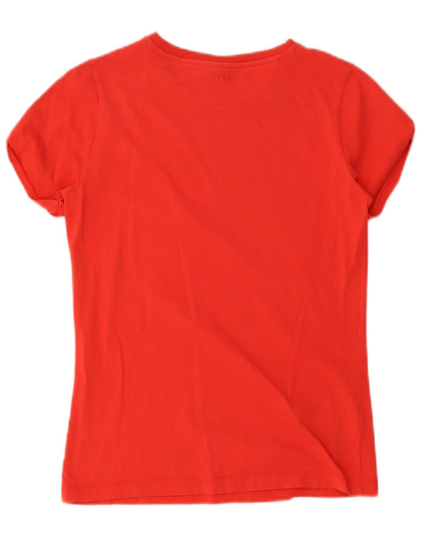 Hugo Boss T-shirt pour femme Top UK 10 Small Rouge Coton
