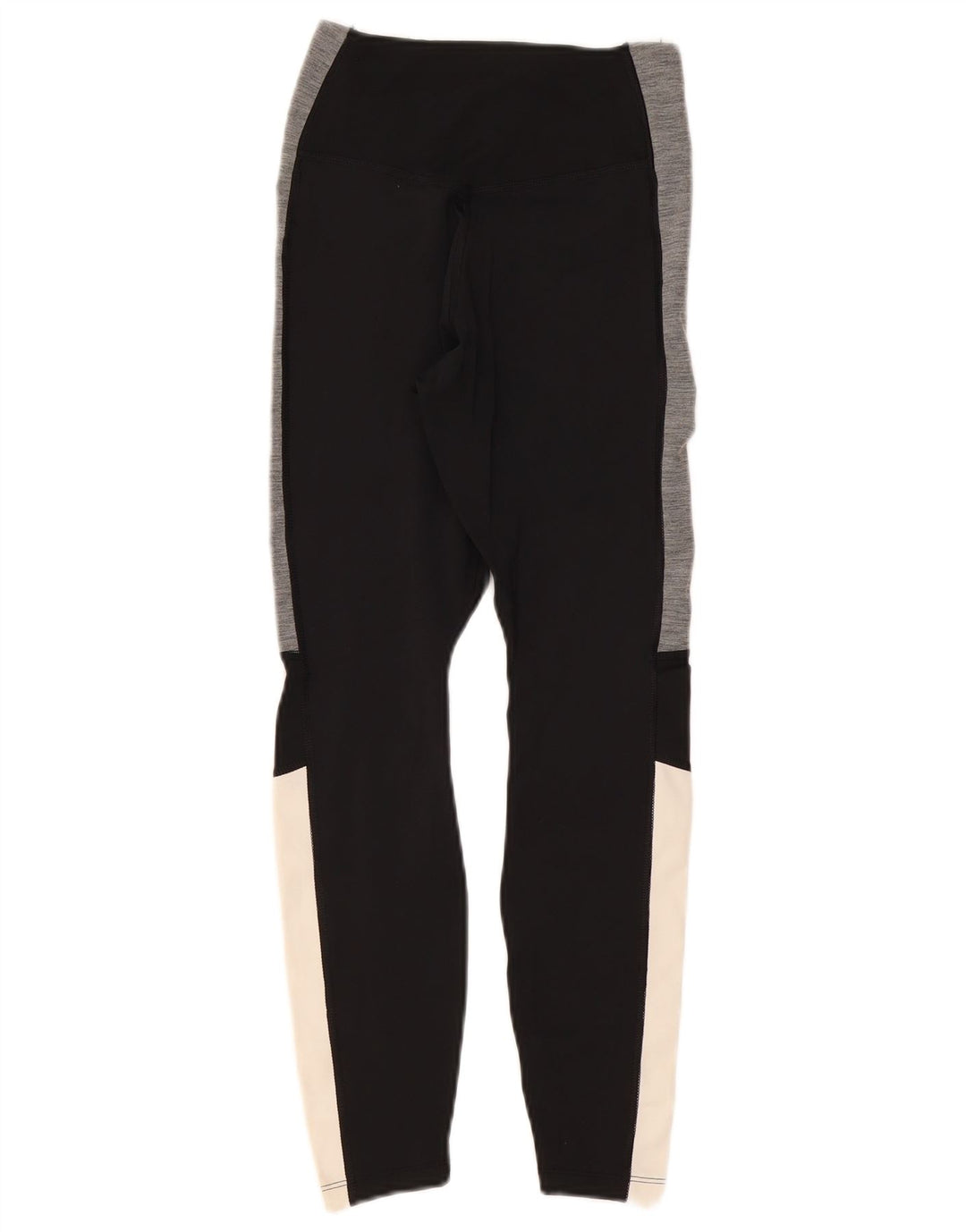 NIKE Legging Dri Fit pour femme UK 4 XS Noir Colorblock Polyester