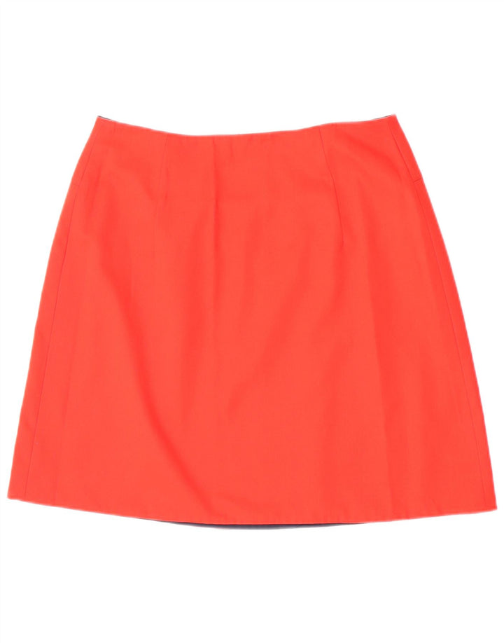 vintage Femme Réversible Wrap Jupe Moyenne W30 Bleu Marine