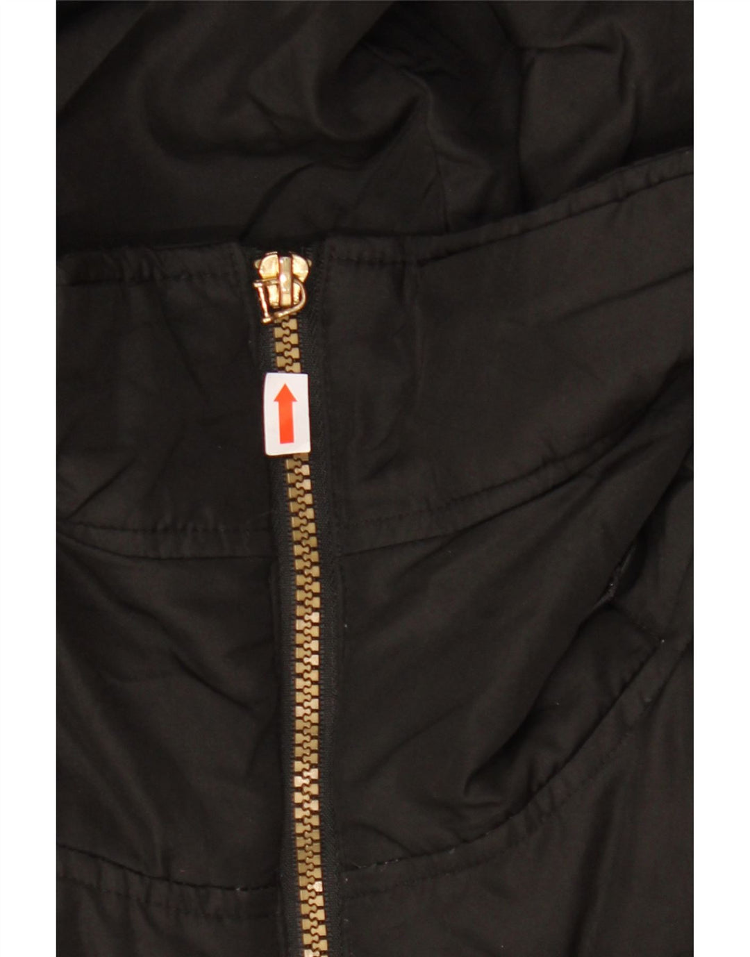 Calvin Klein Manteau rembourré à capuche pour femme UK 10 Petit Noir Polyester