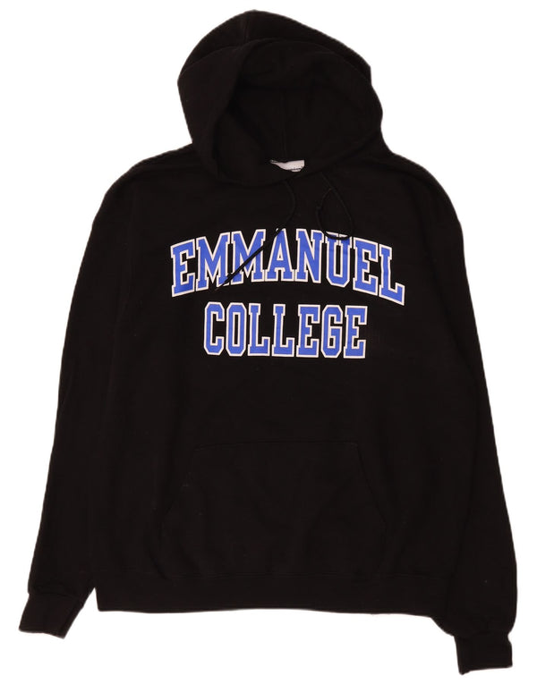 Champion Pull à capuche graphique pour homme Grand coton noir