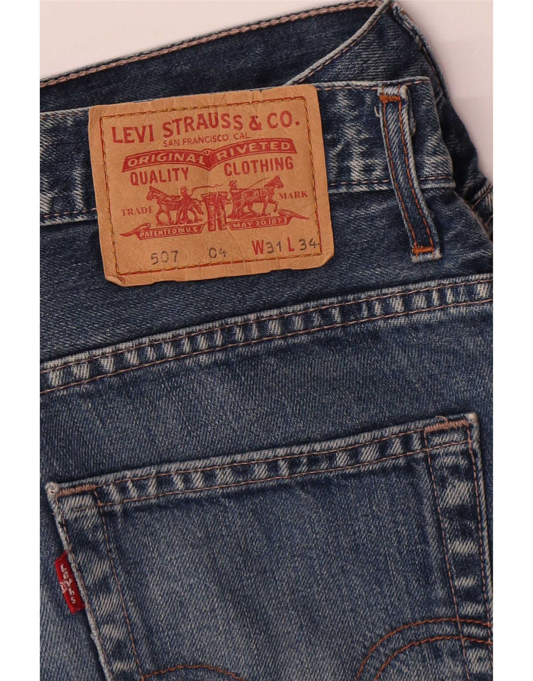 Levi's Jean Slim Bootcut 507 Homme Bleu W31 L34 Coton