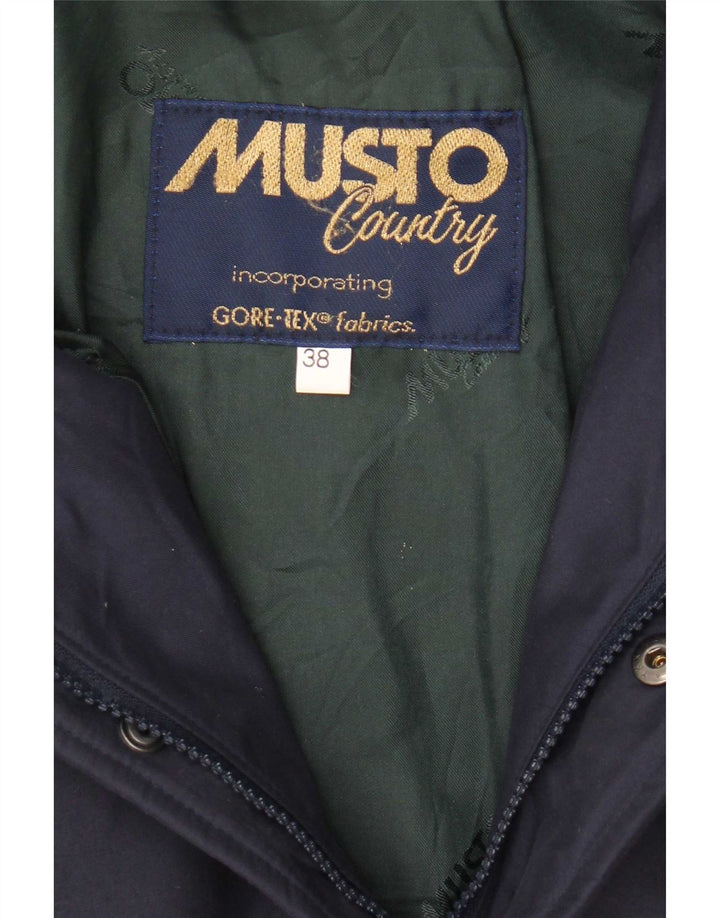 Musto Veste Parka Homme UK 38 Medium Bleu Marine Polyester