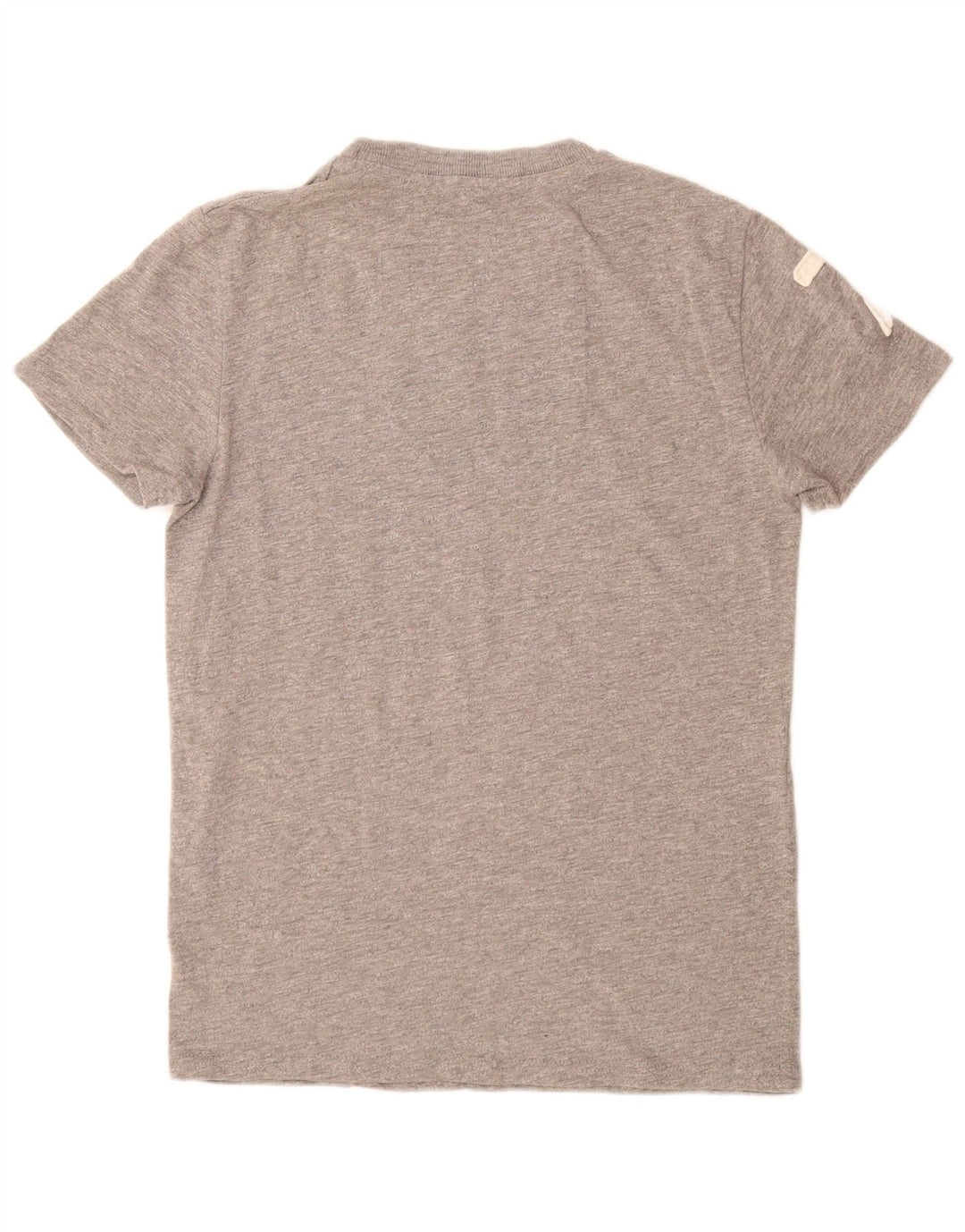SUPERDRY T-Shirt Graphique Homme Gris Moyen Coton