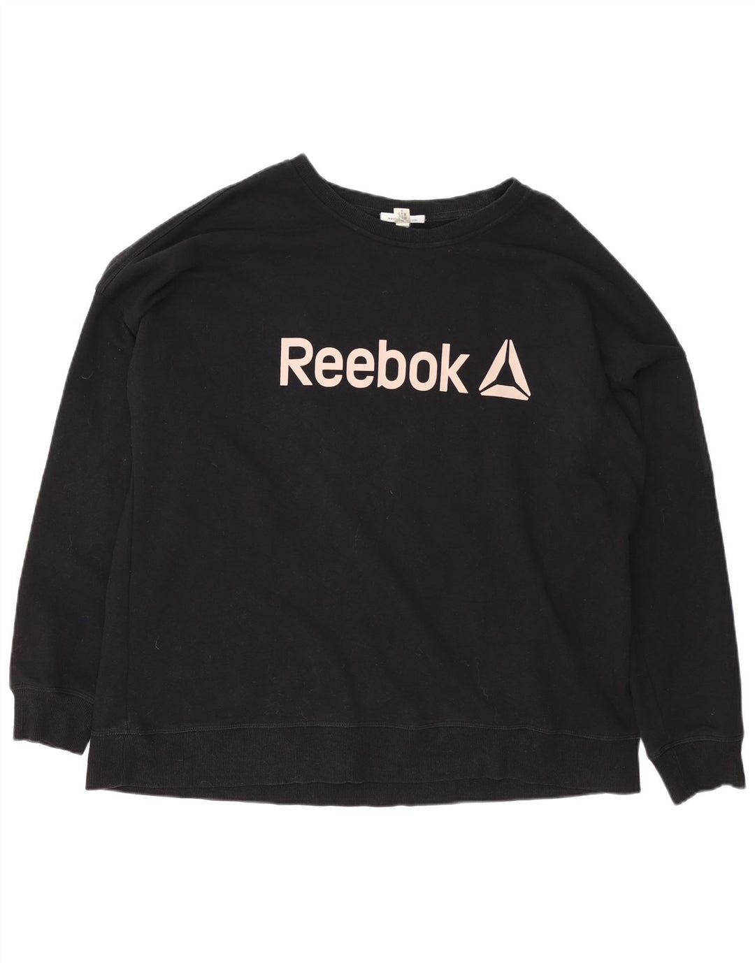 Reebok Sweatshirt Graphic Sweatshirt Jumper XL Homme Noir