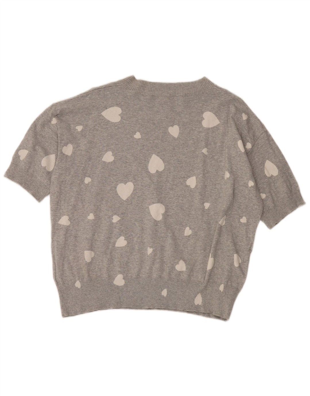 Marks & Spencer Pull à col rond pour femme Motif abstrait UK 16 Larg