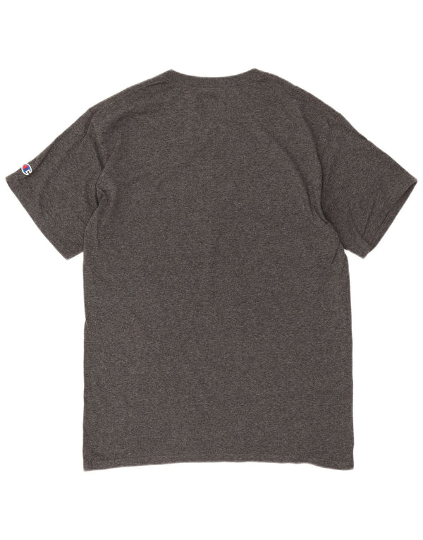 Champion T-Shirt Graphique Homme Gris Moyen
