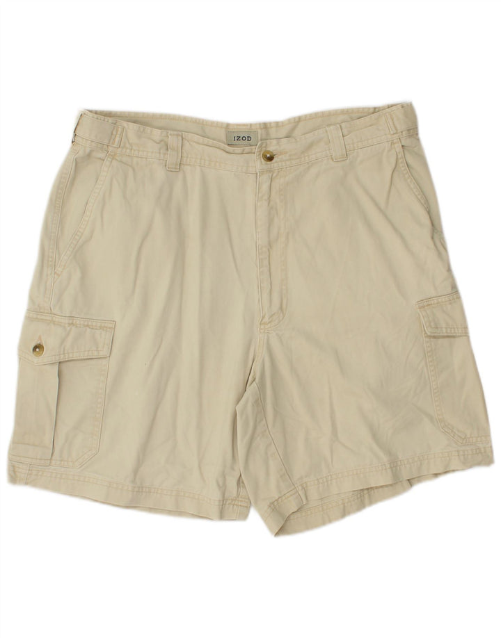 IZOD Short Cargo Homme W34 Grand Coton Beige