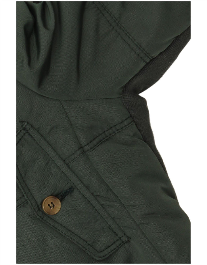 Murphy & Nye Manteau rembourré à capuche pour femme UK 16 Large Vert